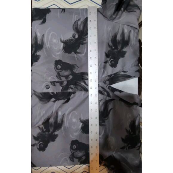 Black Moore Gold Fish Button Shirt Mens Medium - Picture 8 of 9